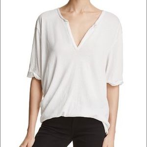 Nation LTD front tuck white Tunic